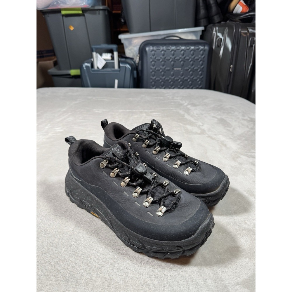Hoka One One Tor Summit Shoes Size 10.5 Black Vibram Outdoors Rare